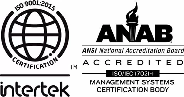 Certification ISO-9001-2015 Intertek ANAB