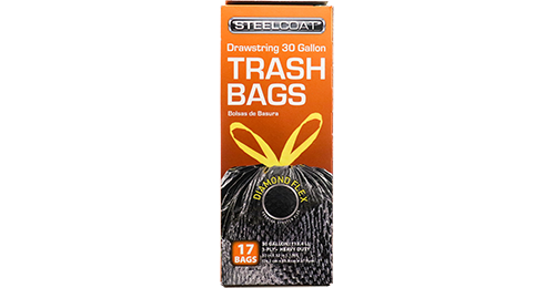 Box of 17, 30 Gallon Trash Bags