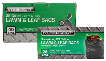 39 Gallon Lawn & Leaf Trash Bags