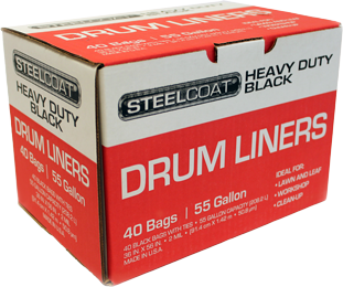 Box of 55 Gallon Drum Liners