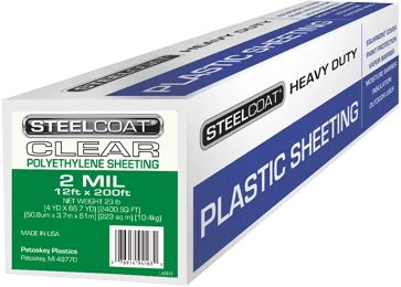 LDPS 2 Mil Plastic Sheeting