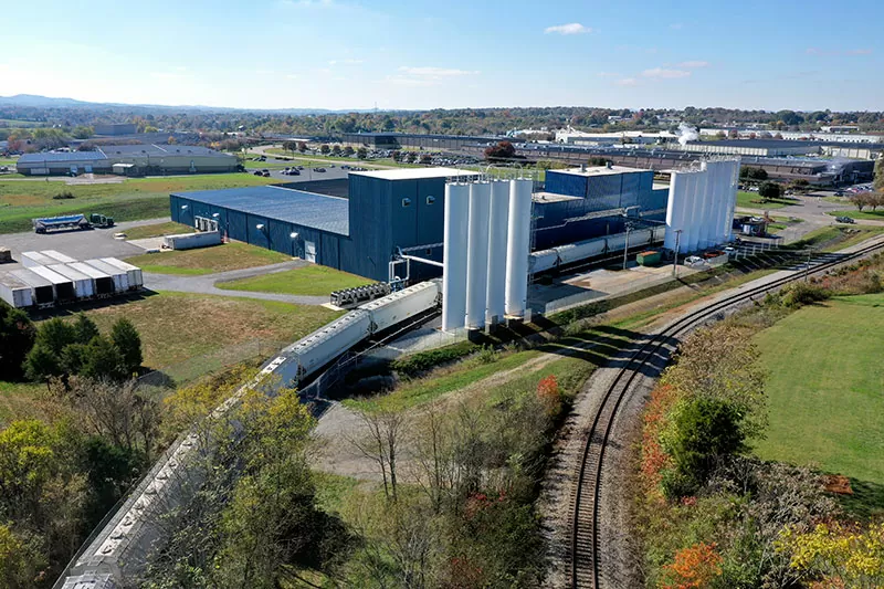 Aerial image of our Morristown, Tennessee, plant