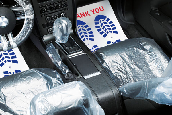 Car Covers and Floor Mats in situ